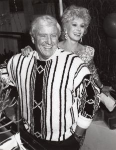 Merv Griffin and Eva Gabor , Los Angeles, 1986.jpg